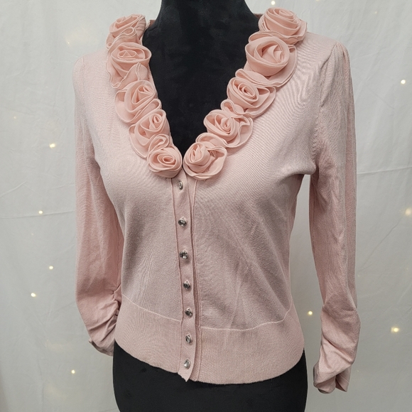 INC International Concepts Sweaters - Diamonds & Flowers cardigan